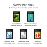 Gummy sheet mask Heartleaf sticker(10 sheets)